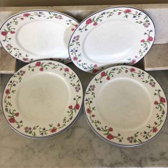 LENOX Rose Garden Dinner Plates Casual Images @ 11" - Picture 7 of 14